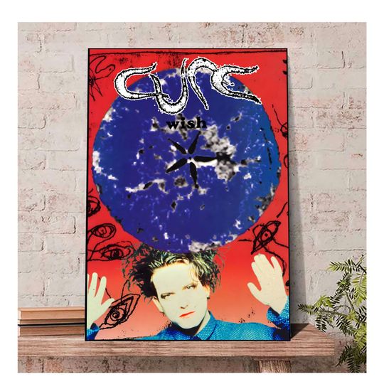 The Cure Wish Album Vintage 90s Poster