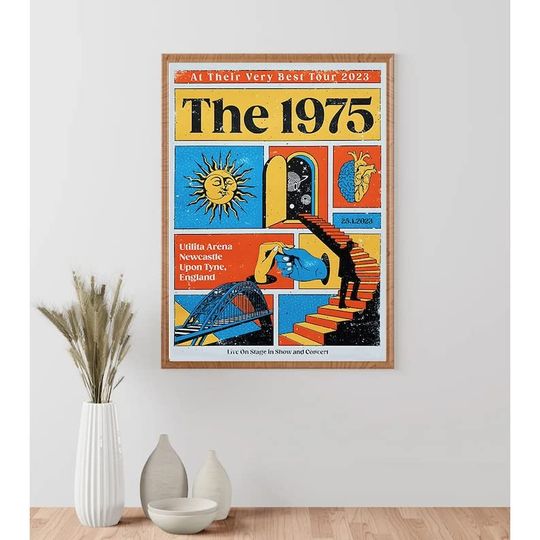 2023 The 1975 At Their Very B.est Poster, Newcastle U.K. Poster