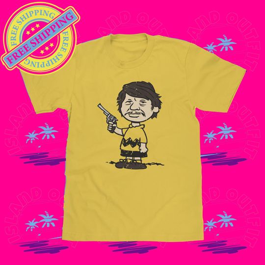 Charles Bronson Shirt Charlie Brown Parody Tee Charlie Bronson T-Shirt