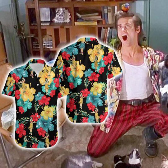 Ace Ventura Pet Detective Shirt Ace Ventura Hawaiian Shirt Ace Ventura Movie Shirt