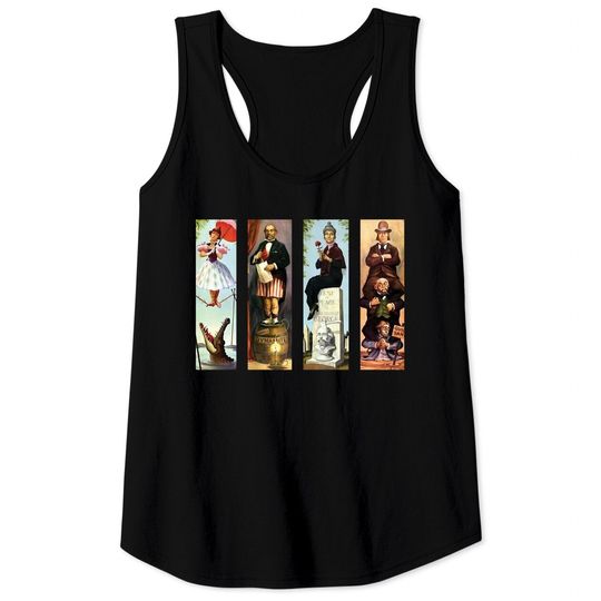 Haunted Mansion All Character Tank Tops