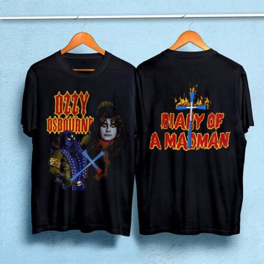 Ozzy Osbourne T-Shirt, Vintage 1982 Ozzy Osbourne Diary Of A Madman Shirt