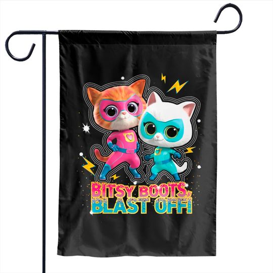 Hero Kitties Super Cats Garden Flags, SuperKitties Pounce! Garden Flags, Disney Junior Music Garden Flags