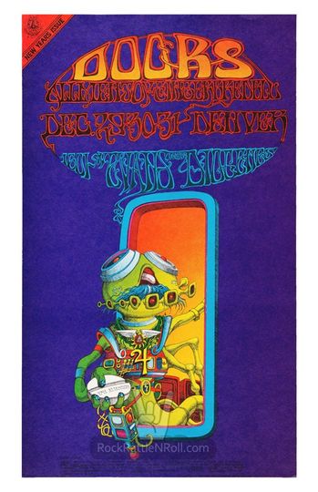 THE DOORS 1967 Concert Poster