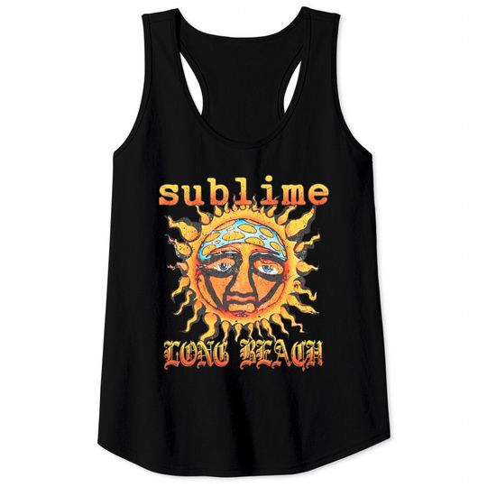 Vintage Sublime Tank Tops, Sublime Sun Crewneck, Sublime Long Beach Tank Tops