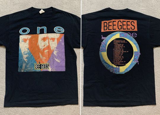 Bee Gees One For All Tour 1989 T-Shirt