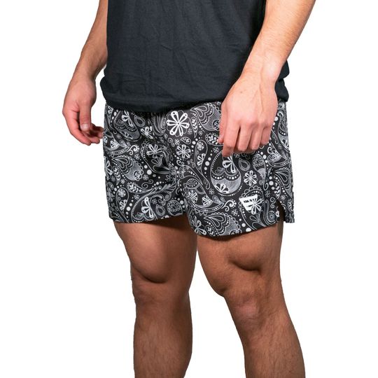 Athletic Fit Paisley Short - 5 Inch Inseam