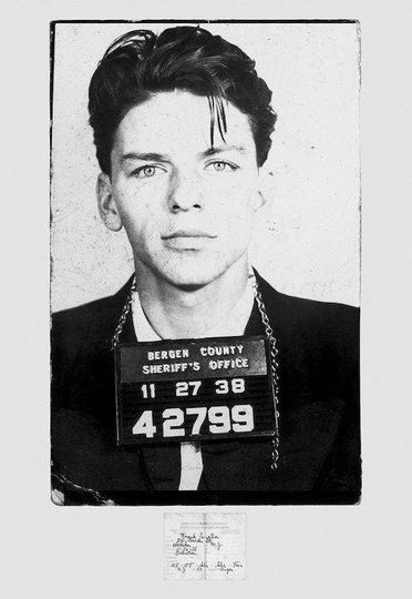 Frank Sinatra Jail Mugshot Classic Poster