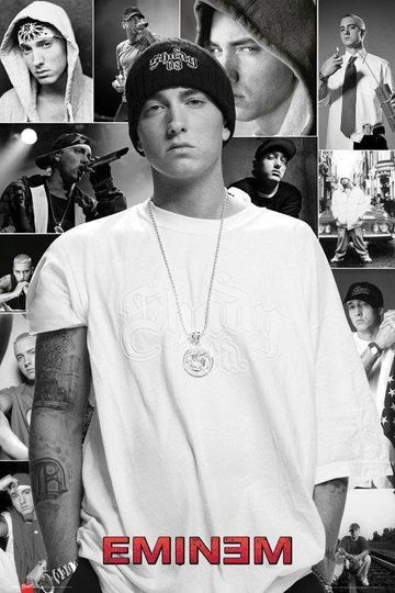 Eminem Collage Rap Hip Hop Poster
