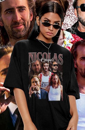 Nicolas Cage Vintage Unisex Shirt, Vintage Nicolas Cage T-Shirt