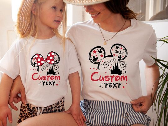 Custom Disney 2023 T-shirt, Custom Family Shirt, Custom Disney Family Vacation, Personalized Disney Shirt