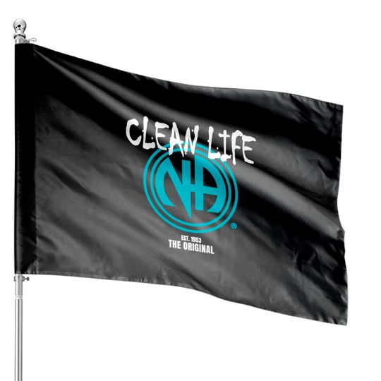Clean Life Narcotics Anonymous Na Men Women Gift House Flags