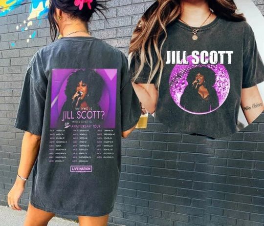 Jill Scott: Who is Jill Scott? Tour 2023 Shirt,Jill Scott Tour 2023 Gift For Fan, Jill Scott Shirt