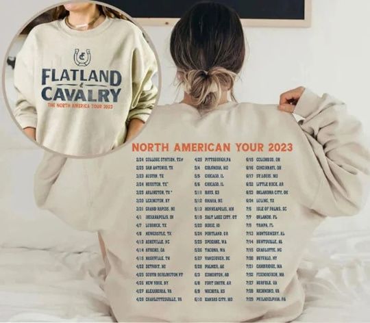 Flatland Cavalry 2023 Tour Sweatshirt, The North America 2023 Tour Sweatshirt