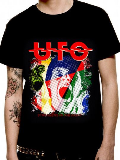 UFO Band Shirt, Vintage 1979 UFO World Tour Rock Concert Shirt