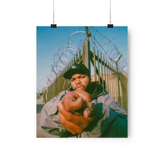 Ice Cube Poster -  Matte Vertical Posters - Hip Hop Poster