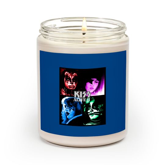 Kiss Alive II KISS Scented Candles, Kiss Scented Candles Fan Gifts, Kiss Band Scented Candles, Kiss Vintage Scented Candles