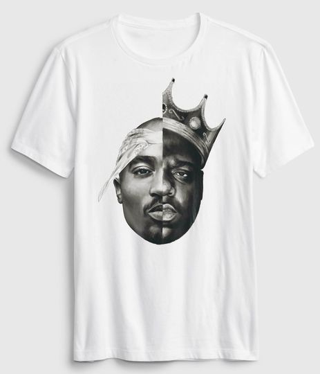 Biggie and Tupac Black/White T-Shirt