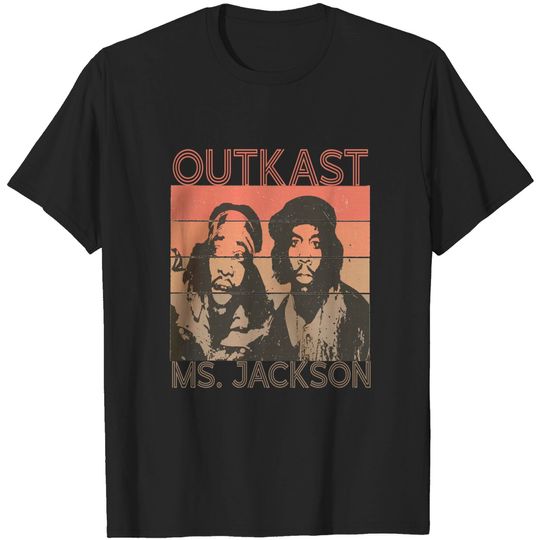 Outkast Ms. Jackson Streetwear Gifts Shirt V1 Hip Hop 90s Vintage Retro Graphic Tee Comic Rap T-Shirt