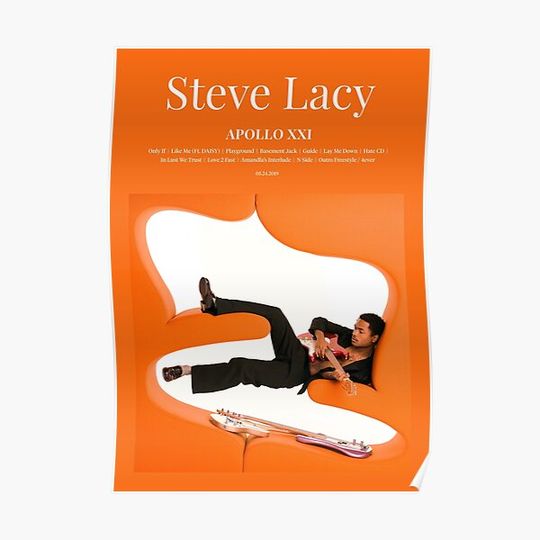 Steve Lacy - Apollo XXI (2019) Music Album Cover Poster Premium Matte Vertical Poster