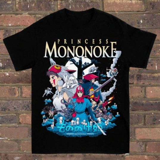 Princess Mononoke Shirt, Japan Anime Shirt, Studio Ghibli Shirt