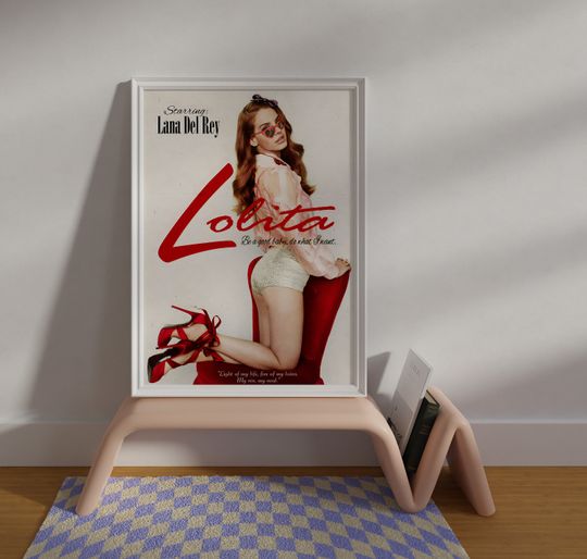 Lolita Lana Del Rey Poster Art Decor, Funky Wall