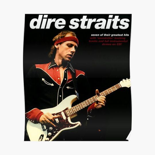 dire straits guitars Premium Matte Vertical Poster