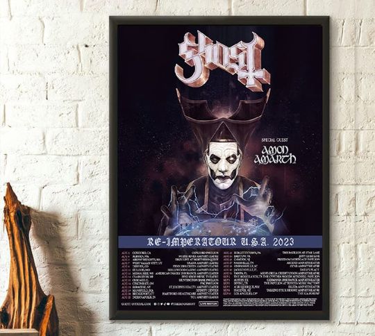 Ghost Band Tour 2023 Poster