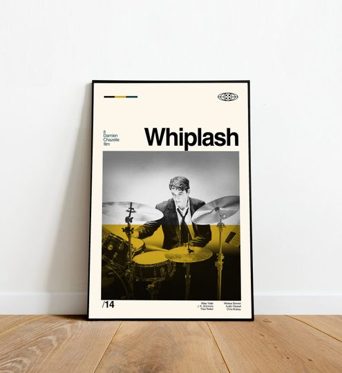 Whiplash Movie Poster -  Retro Movie Poster