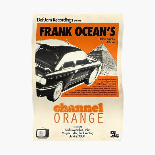 Channel orange car oceans Premium Matte Vertical Poster