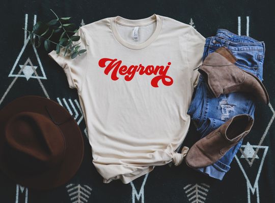 Negroni Tee,Negroni Shirt,Italian Happy Hour Shirt, Cocktail Shirt, Bachelorette Party, Vacation Shirt
