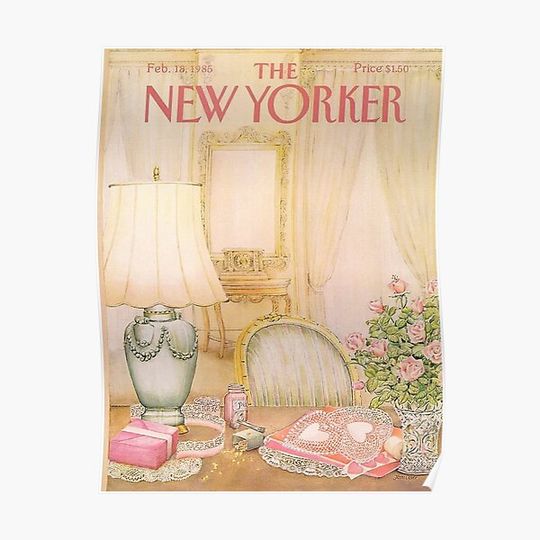 New Yorker Room 1985 Premium Matte Vertical Poster