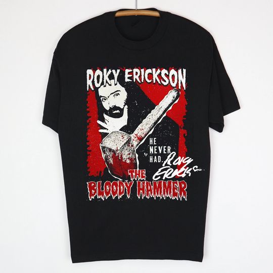 Roky Erickson Signature Shirt, Roky Erickson Shirt