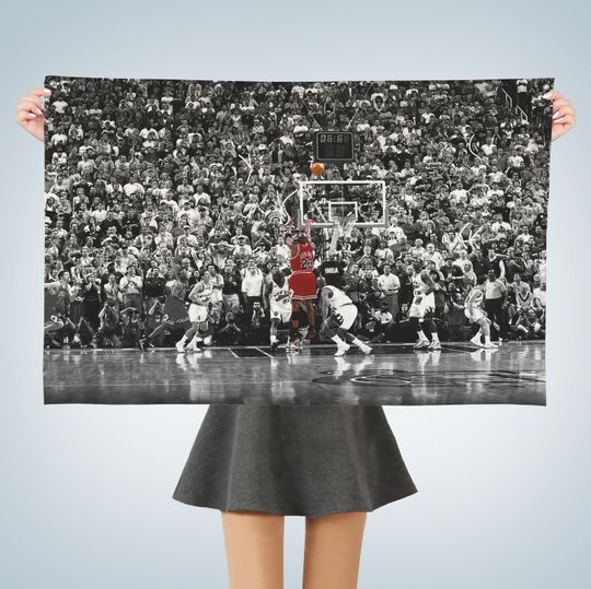 Michael Jordan Last Shot Tapestry,  Basketball Tapestry