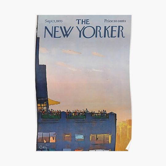 The New Yorker 1970 Premium Matte Vertical Poster