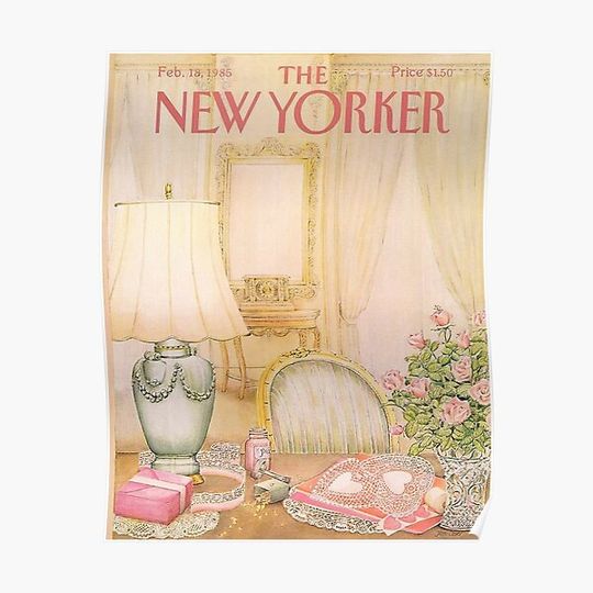 The New Yorker vintage cover Premium Matte Vertical Poster