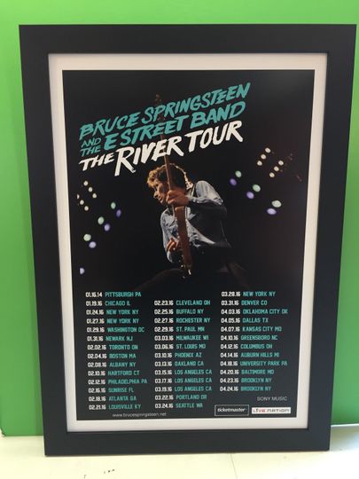 Bruce Springsteen The River Tour Poster