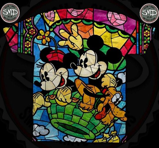 Mickey & Minnie Mouse 3D Shirt