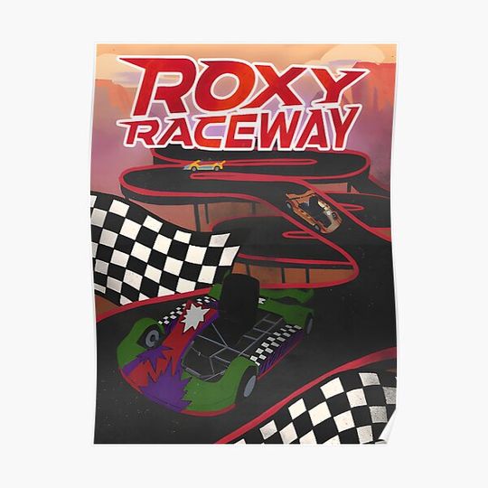 Fnaf Roxy Raceway Premium Matte Vertical Poster