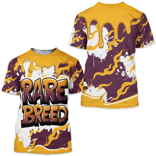 Rare Breed 3D Drippin matching Unisex 3D Shirt Jordan 1 Retro High OG Brotherhood 3D Shirt