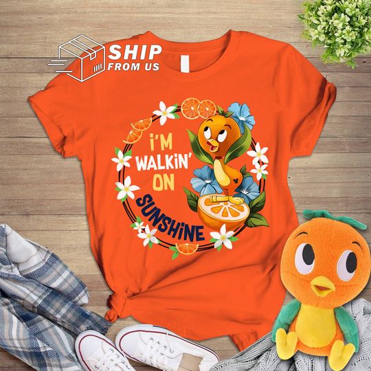 Disney Orange Bird Shirts, Im Walking On Sunshine Shirt