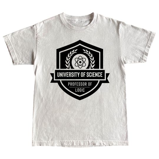 Norm MacDonald University of Science Professor of Logic White Shirt