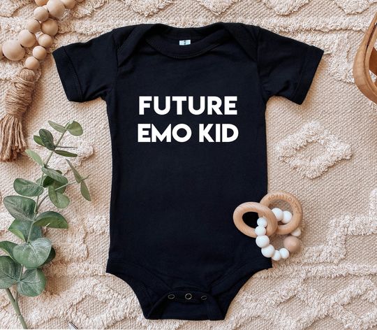 Future Emo Kid Baby Bodysuit