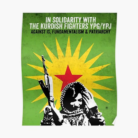 Rojava Solidarity Premium Matte Vertical Poster