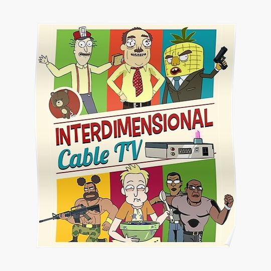 Interdimensional Cable TV Premium Matte Vertical Poster