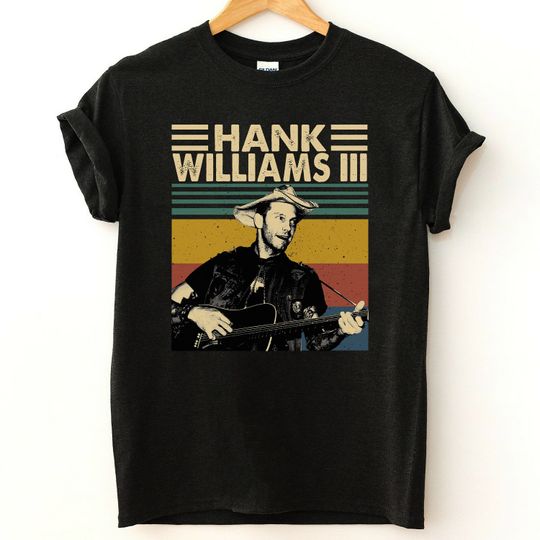 Hank Williams III Retro Vintage T-Shirt