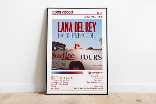 Lana Del Rey Poster Print | Honeymoon Poster