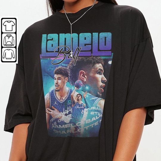 LaMelo Ball Vintage Shirt V1, LaMelo Ball Tee, Vintage V4 Graphic Tee Basketball Unisex Gift T-Shirt