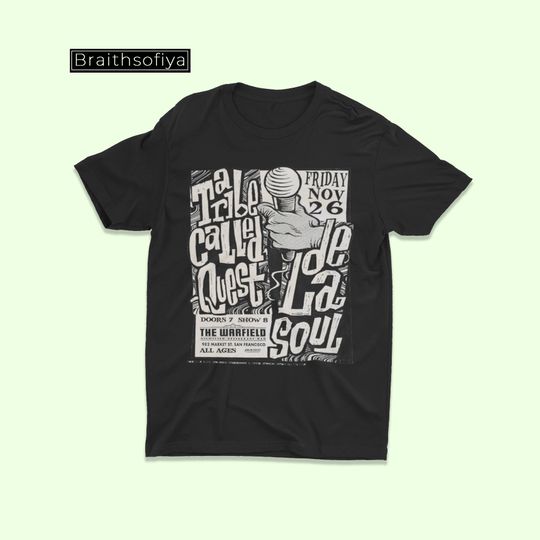 De La Soul T-shirt, Music Hip Hop Rap T-shirt, Aesthetic Music T-Shirt