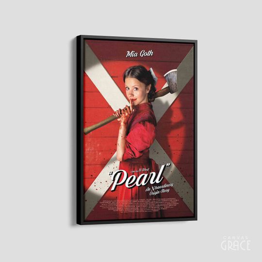 Pearl Movie Canvas, Pearl 2022 Poster